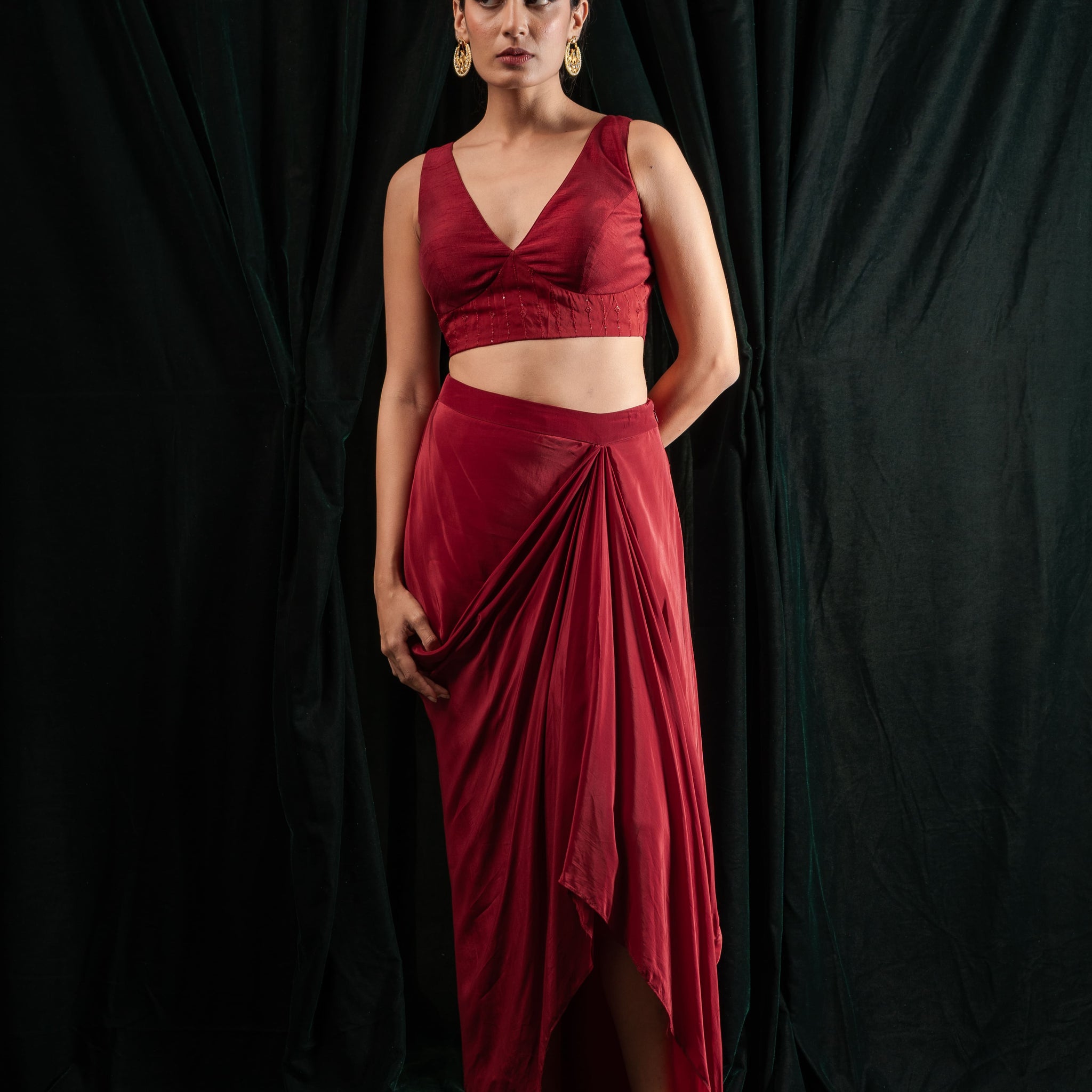 Draped Skirt