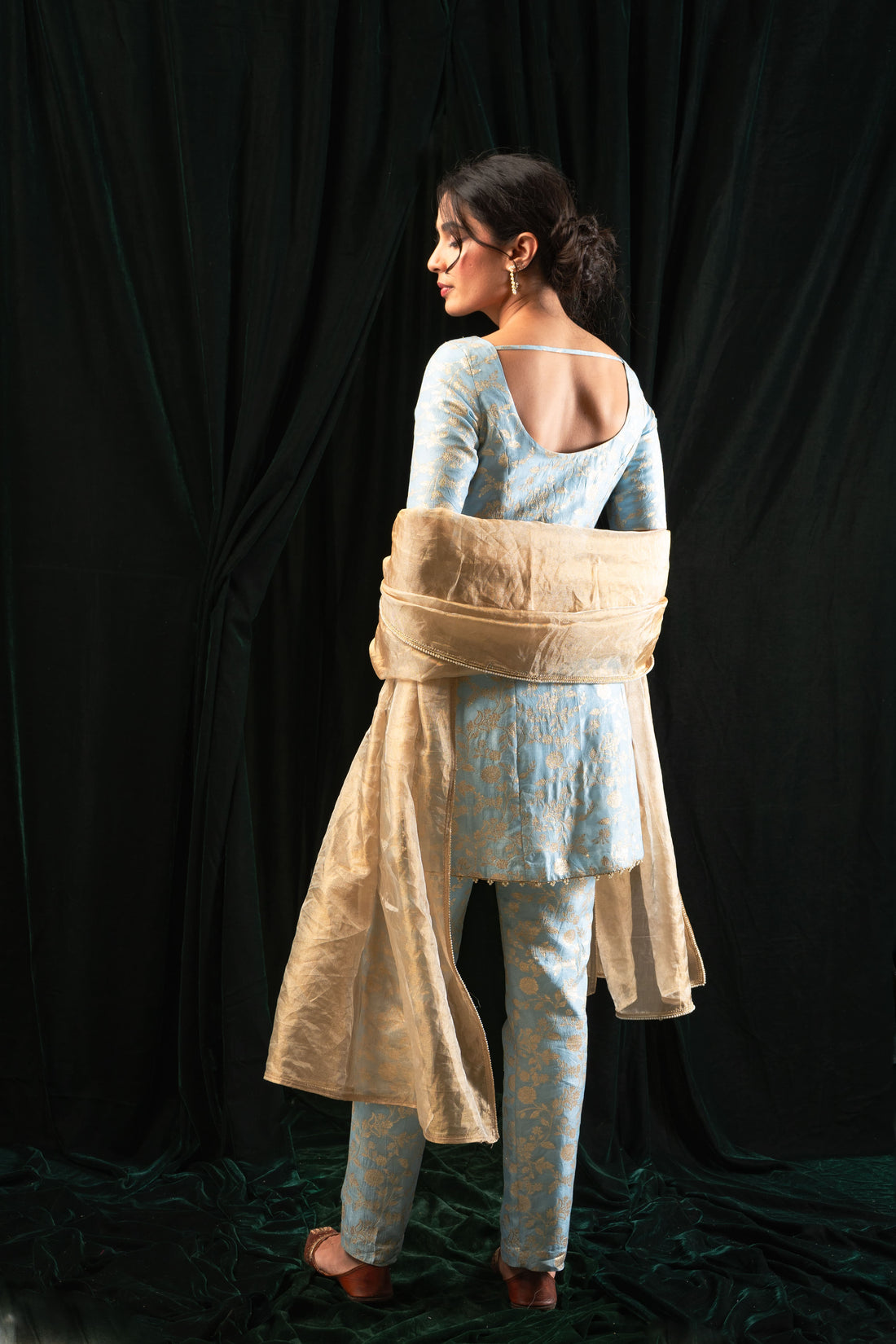 Dewdrop Tissue Dupatta