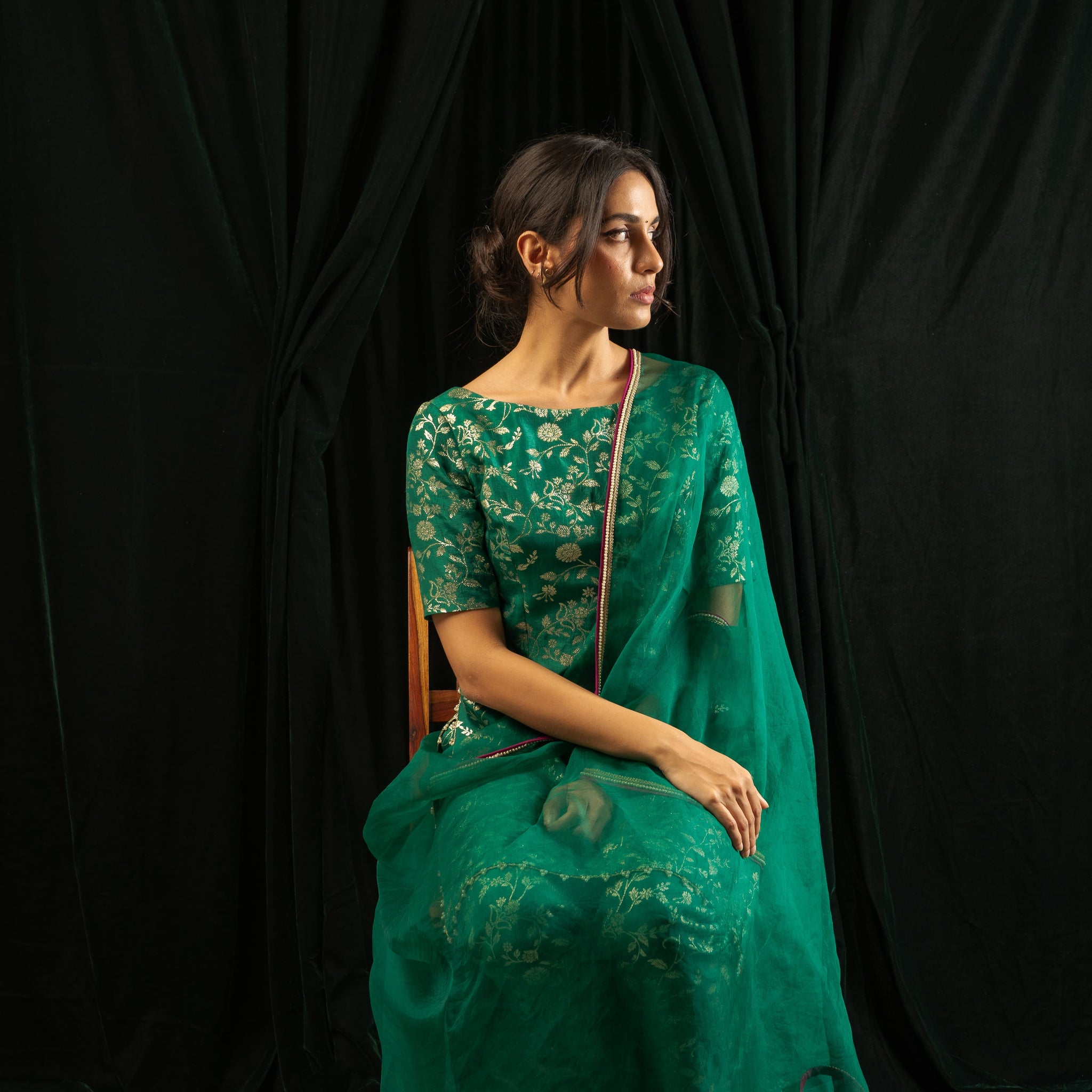 Dewdrop Organza Dupatta