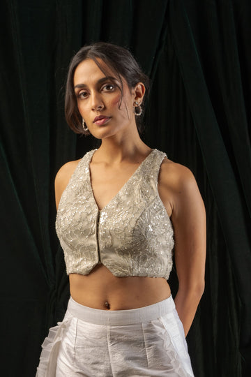Sculpted Fleur Blouse